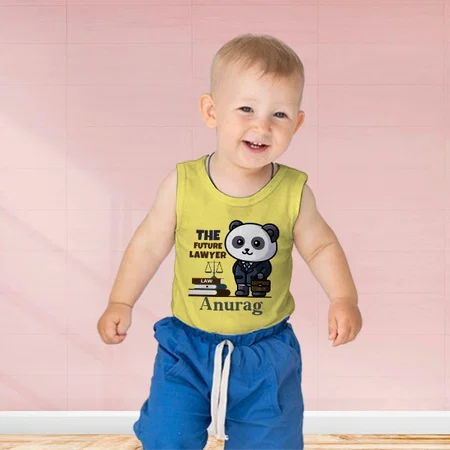 The Future Lawyer Customized Kid’s Cotton Vest Tank Top