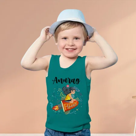 Future Scientist Customized Kid’s Cotton Vest Tank Top