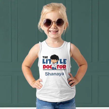The Little Doctor Customized Kid’s Cotton Vest Tank Top