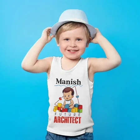 Future Architect Customized Kid’s Cotton Vest Tank Top