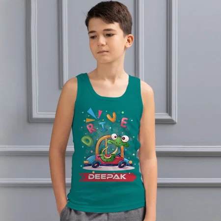 Snake Driver Customized Kid’s Cotton Vest Tank Top