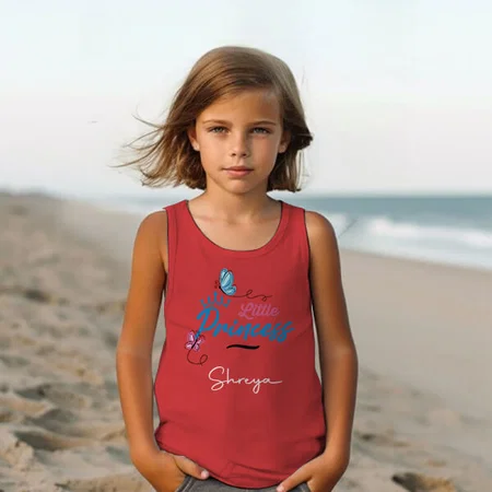 Little Princess Customized Kid’s Cotton Vest Tank Top