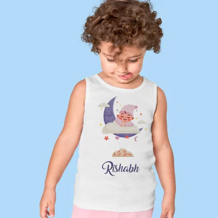 On Sleep Customized Kid’s Cotton Vest Tank Top
