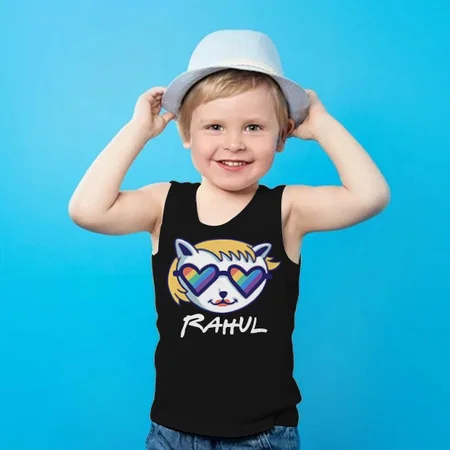 Cool Unicorn Customized Kid’s Cotton Vest Tank Top