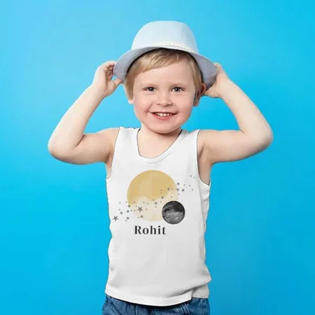 Galaxy Customized Kid’s Cotton Vest Tank Top