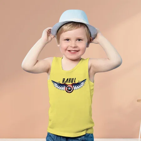 Captain Customized Kid’s Cotton Vest Tank Top