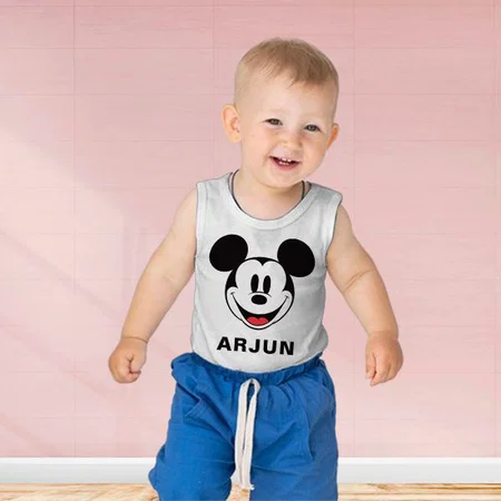 Cartoon Customized Kid’s Cotton Vest Tank Top