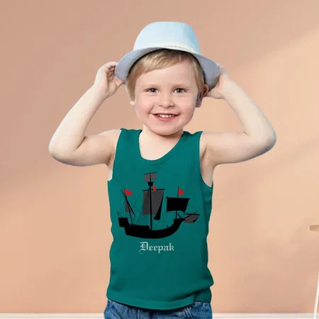 Sailor Customized Kid’s Cotton Vest Tank Top