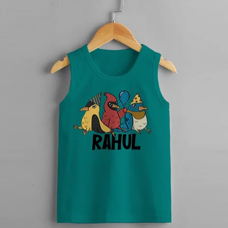 Birds Customized Kid’s Cotton Vest Tank Top