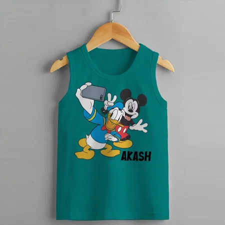 Selfie Customized Kid’s Cotton Vest Tank Top