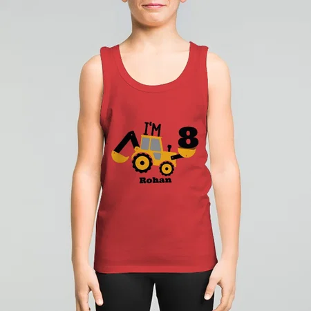 Builder  Customized Kid’s Cotton Vest Tank Top