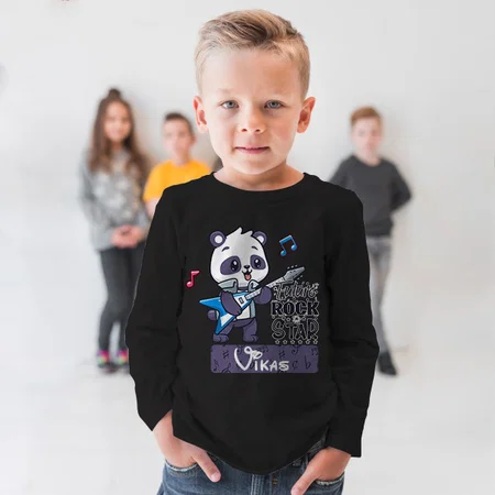 Future Rock Star Customized Full Sleeve Kid’s Cotton T-Shirt