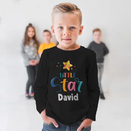 Little Star Customized Full Sleeve Kid’s Cotton T-Shirt