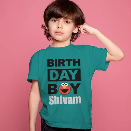 Birthday Boy Customized Half Sleeve Kid’s Cotton T-Shirt