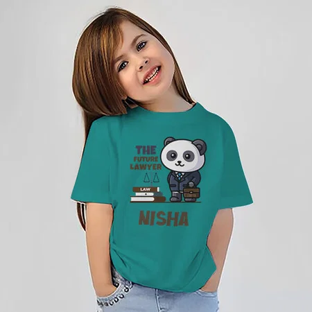 The Future Lawyer Customized Half Sleeve Kid’s Cotton T-Shirt