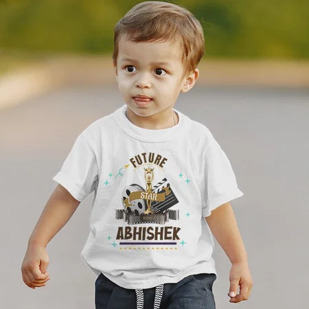 Future Star Customized Half Sleeve Kid’s Cotton T-Shirt