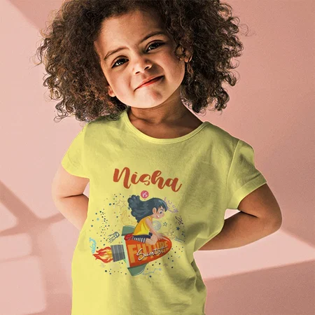 Future Scientist Customized Half Sleeve Kid’s Cotton T-Shirt