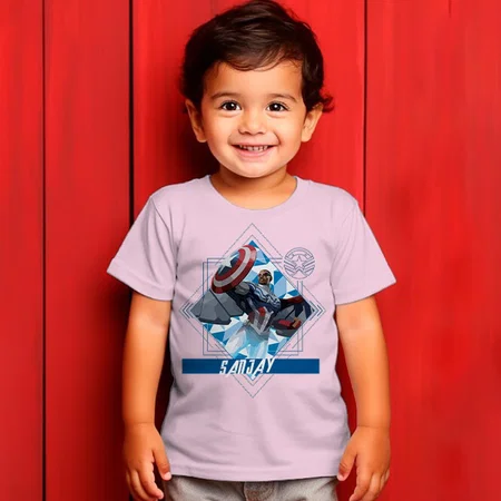 Captain Customized Half Sleeve Kid’s Cotton T-Shirt