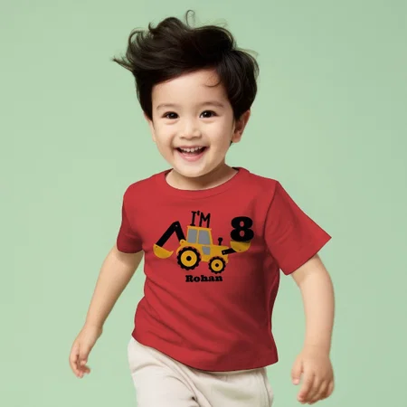 Builder Customized Half Sleeve Kid’s Cotton T-Shirt