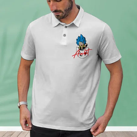 Winner Name Sign Polo Customized Half Sleeve Men’s Cotton Polo T-Shirt