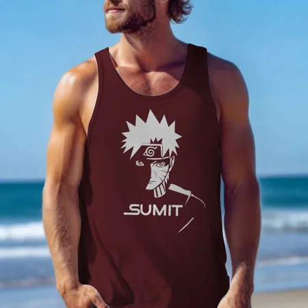 Minimalistic Customized Tank Top Vest for Men