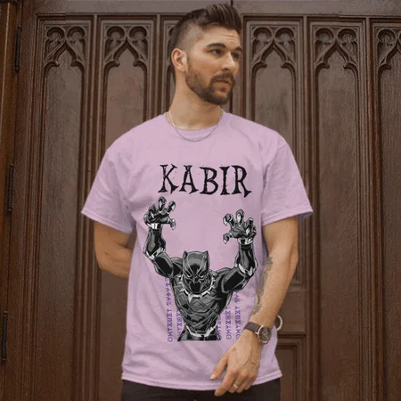 Superhero Customized Printed Men's Half Sleeves Cotton T-Shirt