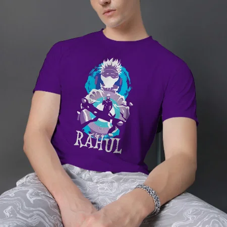 Spiritual Customized Printed Men's Half Sleeves Cotton T-Shirt