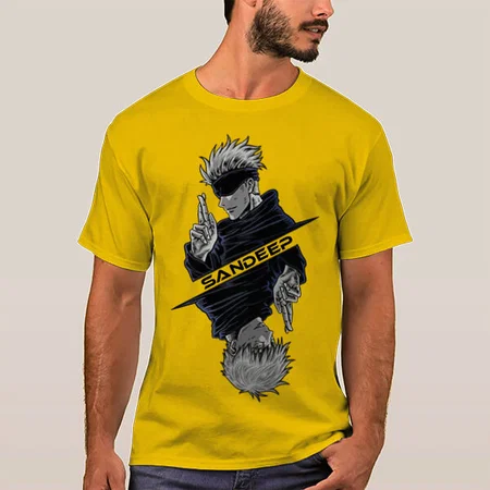 Silent Assassin Customized Printed Men's Half Sleeves Cotton T-Shirt