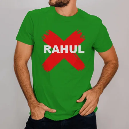 Danger Customized Printed Men's Half Sleeves Cotton T-Shirt