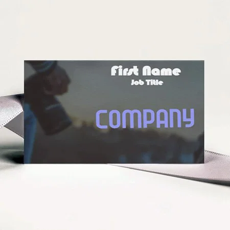 Photography Customized Rectangle Visiting Card