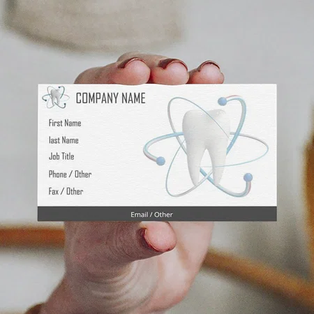 Dentist Customized Rectangle Visiting Card