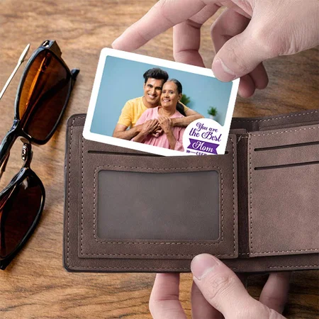You Are The Best Mom Ever Customized Printed Wallet Photo Card