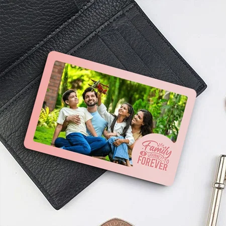 Family A Journey To Forever Customized Printed Wallet Photo Card