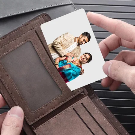 The Best Mom In The World Mother's Day Customized Printed Wallet Photo Card