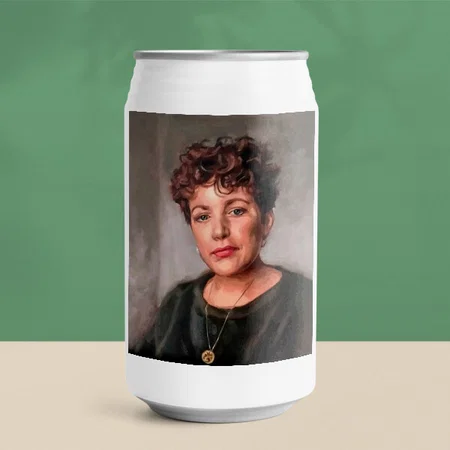 White Photo Printed Customized Steel Cola Can Sipper Bottle