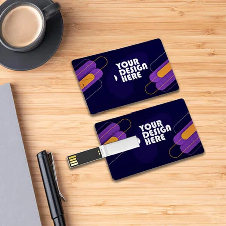 Card Shape Custom Printed USB Pen Drive