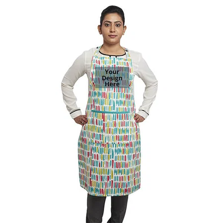 Multicolour Customized Adjustable Kitchen Apron