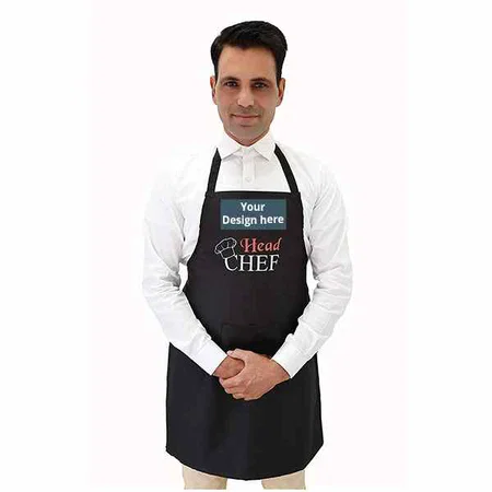 Black Customized Kitchen Waterproof Apron