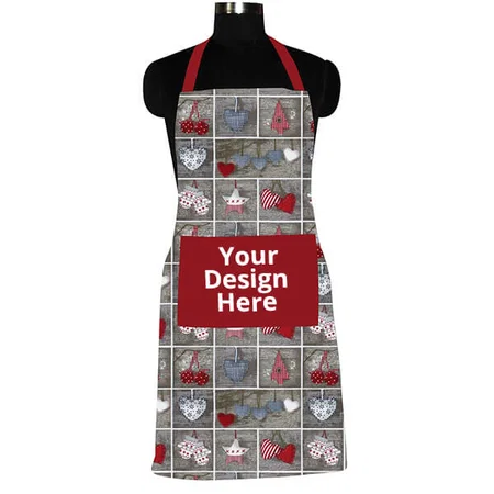 Red Design Customized Apron