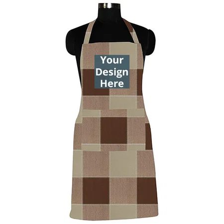 Brown Customized Cooking Apron