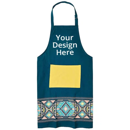 Aztec Blue Customized Adjustable Kitchen Unisex Apron