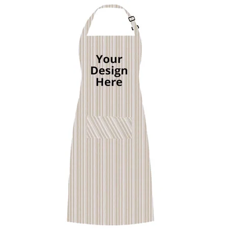 Beige Customized Adjustable Apron