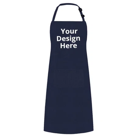Blue Customized Spun Cotton Apron