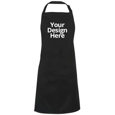 Black Customized Polyster Adjustable Water Resistant Apron