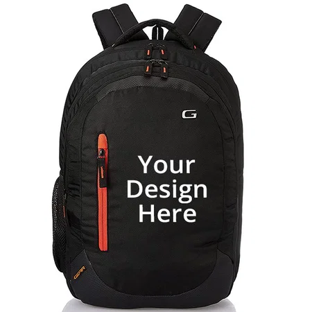 Black Customized Gear Laptop Backpack