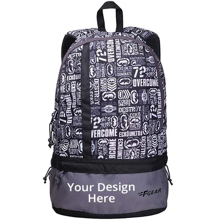 Grey Customized F Gear 19 Litres Casual Backpack