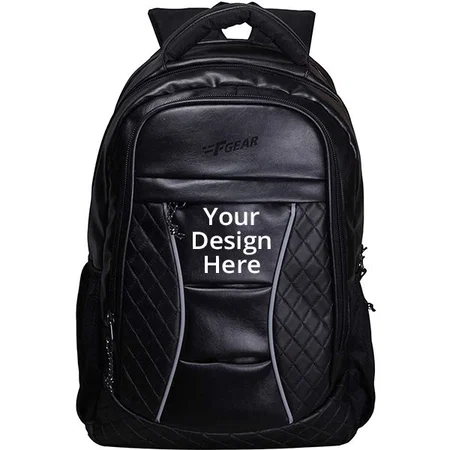 Black Customized F Gear 30 Litres Laptop Backpack