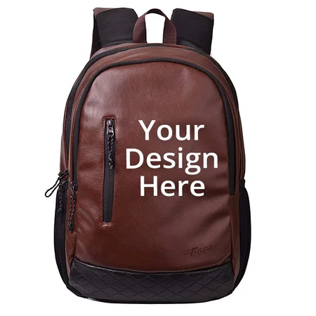 Brown Customized F Gear 28 Litres Laptop Backpack