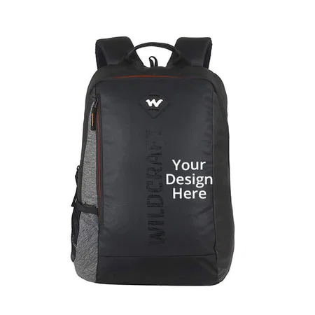 Black Customized Wildcraft 21 Ltrs Laptop Backpack