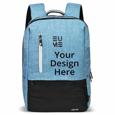 Blue Customized EUME 23 LTR Laptop Backpack for 14 inch Laptop